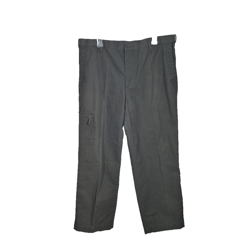 Dockers Pants Mens 36x28 O. Green D3 Classic Cargo Straight‎ Leg